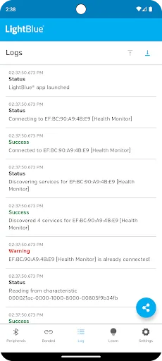 LightBlue® — Bluetooth LE screenshot 4