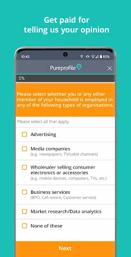 Pureprofile screenshot 2