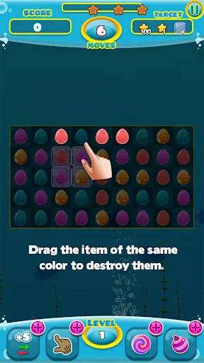 Ocean Odyssey Match-3 Puzzle screenshot 2
