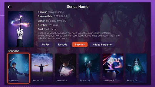 Purple Lite - IPTV Player screenshot 5