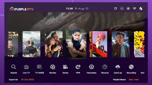 IPTV Smart Purple Player screenshot 1