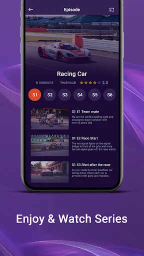 Purple Mobile - IPTV Player screenshot 4
