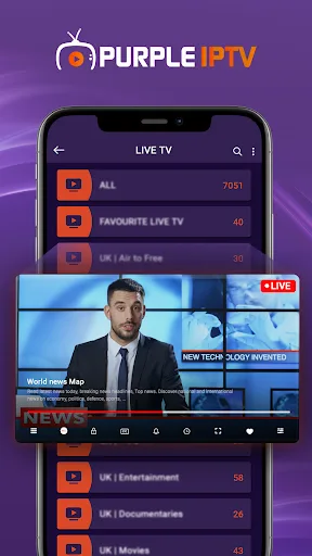 Purple Mobile - IPTV Player screenshot 5