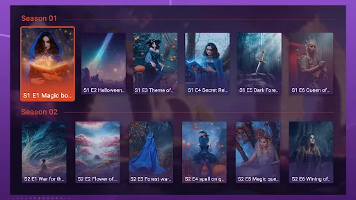 Purple Launcher - IPTV Player screenshot 5