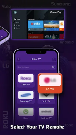 Purple Remote for Smart TV screenshot 3