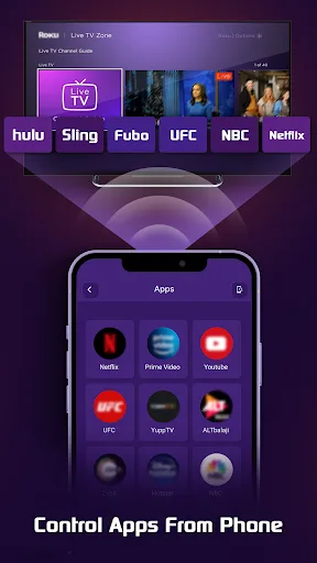 Purple Remote for Smart TV screenshot 5