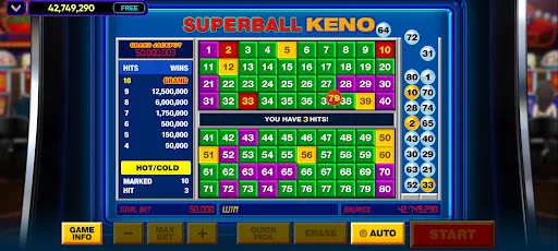 Vegas Keno screenshot 1