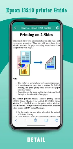 Epson l3210 printer guide screenshot 2