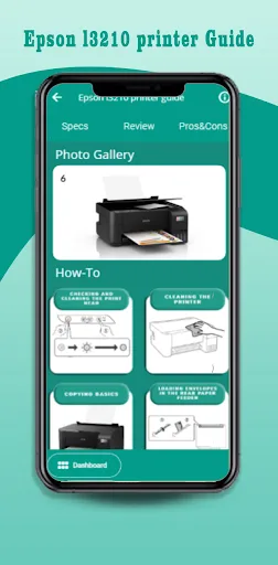 Epson l3210 printer guide screenshot 3