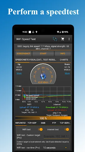 WiFi - Internet Speed Test screenshot 1
