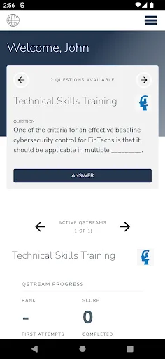 Qstream screenshot 1