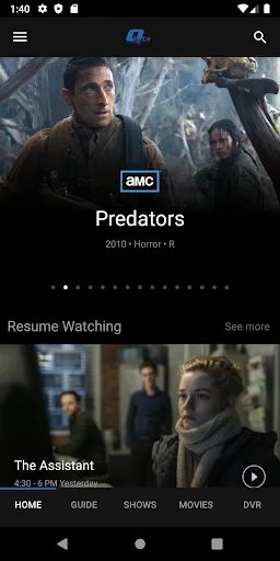 Q tv From Quadro screenshot 1