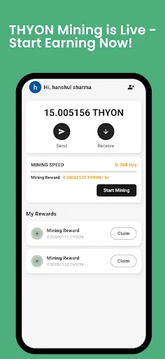 THYON – Earn Crypto & Rewards screenshot 2