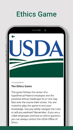 USDA Ethics screenshot 3
