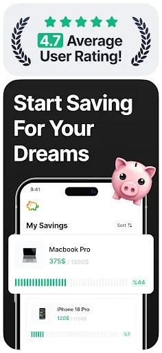 Money Box Savings Goal Tracker screenshot 1