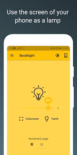 Booklight - screen night light screenshot 1