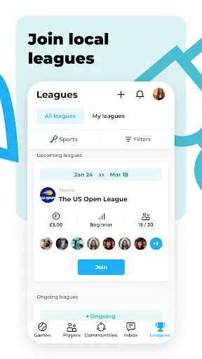 RacketPal: Find Nearby Players screenshot 3