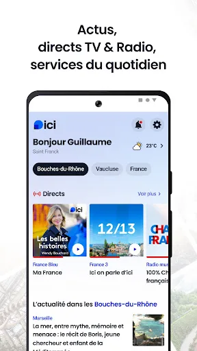 ICI : info, radio, TV, podcast screenshot 2