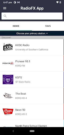 RadioFX App screenshot 1