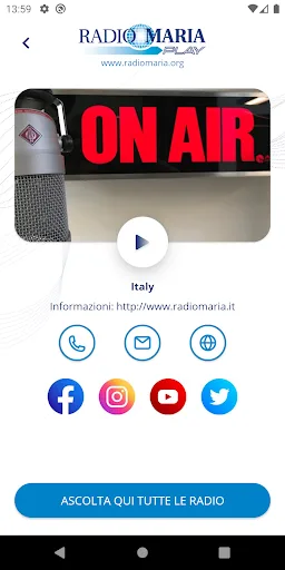 Radio Maria Play screenshot 2