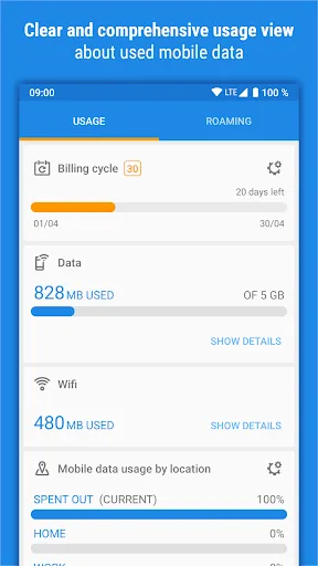 Traffic Monitor & 4G/5G Speed screenshot 1