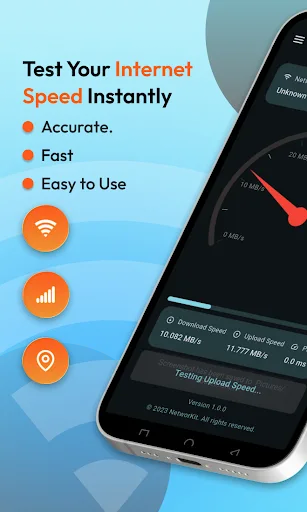 NetworKit – WiFi Speed Test screenshot 1