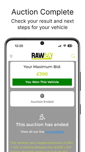 RAW2K–Salvage Vehicle Auctions screenshot 3