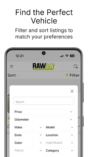 RAW2K–Salvage Vehicle Auctions screenshot 4