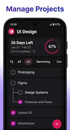 Todo One - A Simple ToDo App screenshot 2