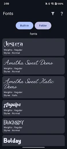 Font Preview screenshot 2