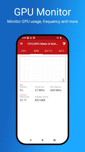 CPU/GPU/Battery Monitor & Noti screenshot 4