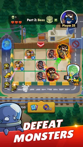 Merge Mercs: Tower Defense TD screenshot 1