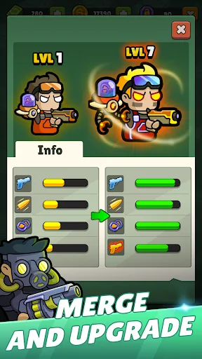 Merge Mercs: Tower Defense TD screenshot 2