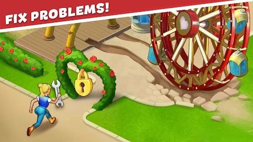 Park Town:Match 3 with a story screenshot 4
