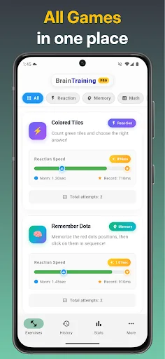 Brain Games - Memory & Focus screenshot 1