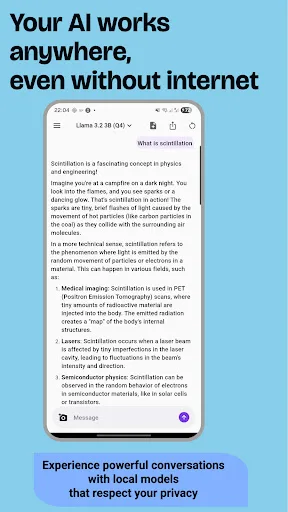 Fluent AI: Local & Cloud Chat screenshot 1
