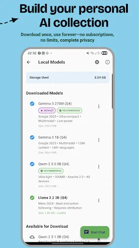Fluent AI: Local & Cloud Chat screenshot 3