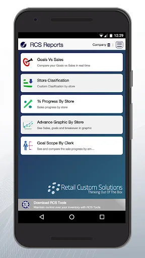 RCS Reports screenshot 2