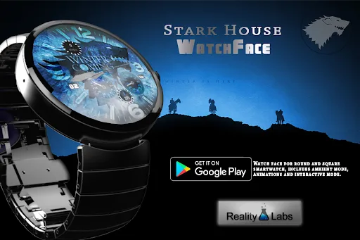 Stark House GOT - Watch face screenshot 1