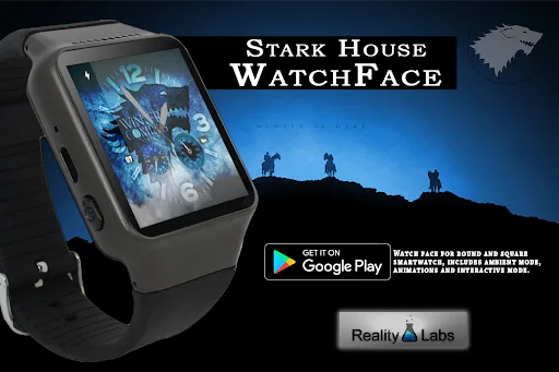 Stark House GOT - Watch face screenshot 2