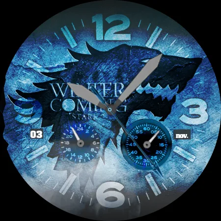 Stark House GOT - Watch face screenshot 3