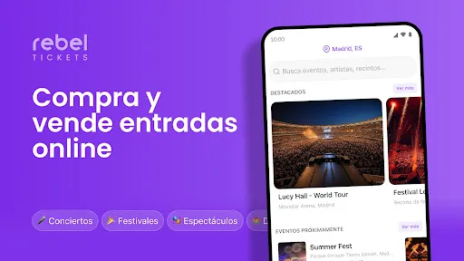Rebel Tickets - Ticket resale screenshot 5