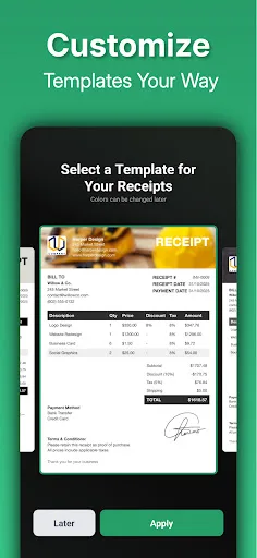 Receipt Maker - Generate Bills screenshot 5