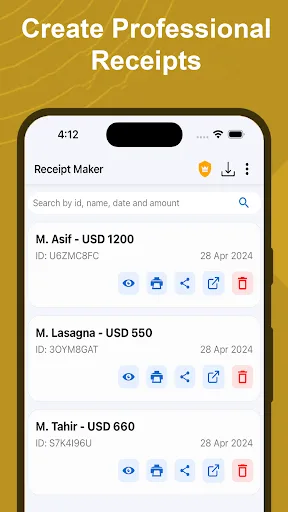 Receipt Maker: Sign Print Send screenshot 3