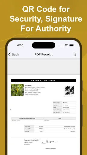 Receipt Maker: Sign Print Send screenshot 5