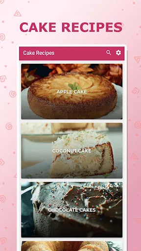 Cake recipes - Baking Cakes screenshot 1