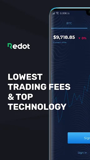 Redot: ETH&BTC Crypto Exchange screenshot 1