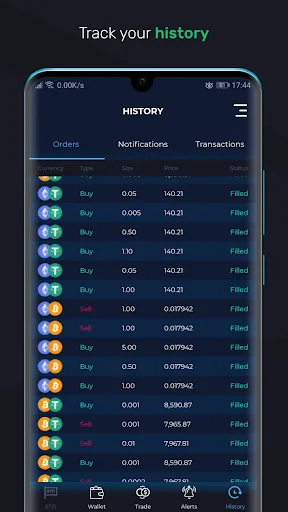 Redot: ETH&BTC Crypto Exchange screenshot 5