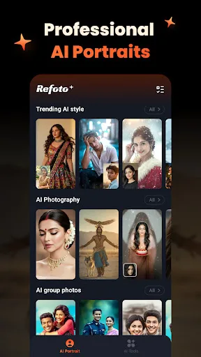Refoto : AI Photo Studio screenshot 1