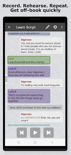 Script Rehearser screenshot 1